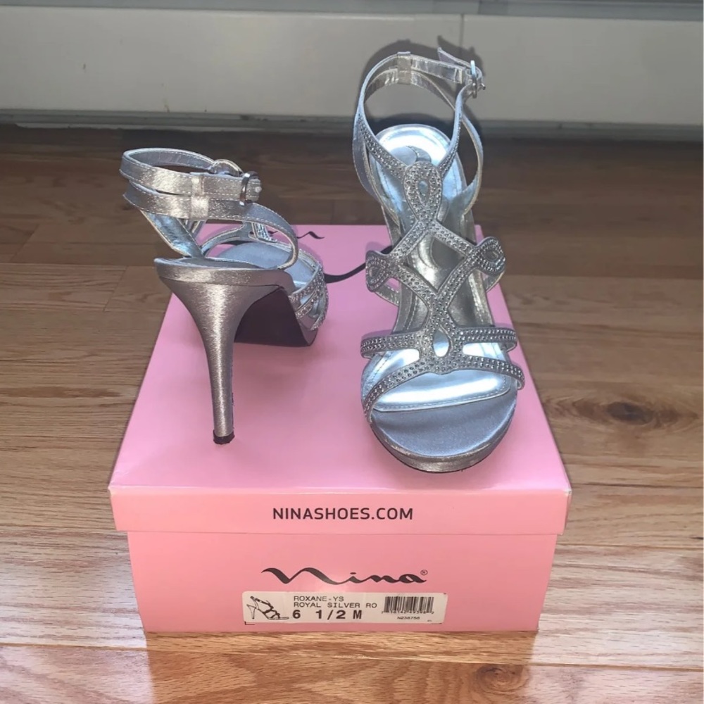 Silver heels